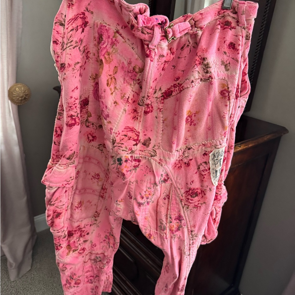 Magnolia Pearl Pink Floral Track Pants